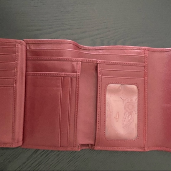 Burgundy Leather Wallet - Picture 2 of 5